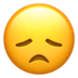 Preloading disappointed-face emoji